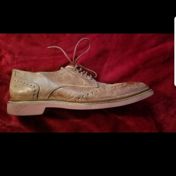 Cole Haan Brown Wingtip Oxford Dress Shoes Size 8 - Picture 7 of 8